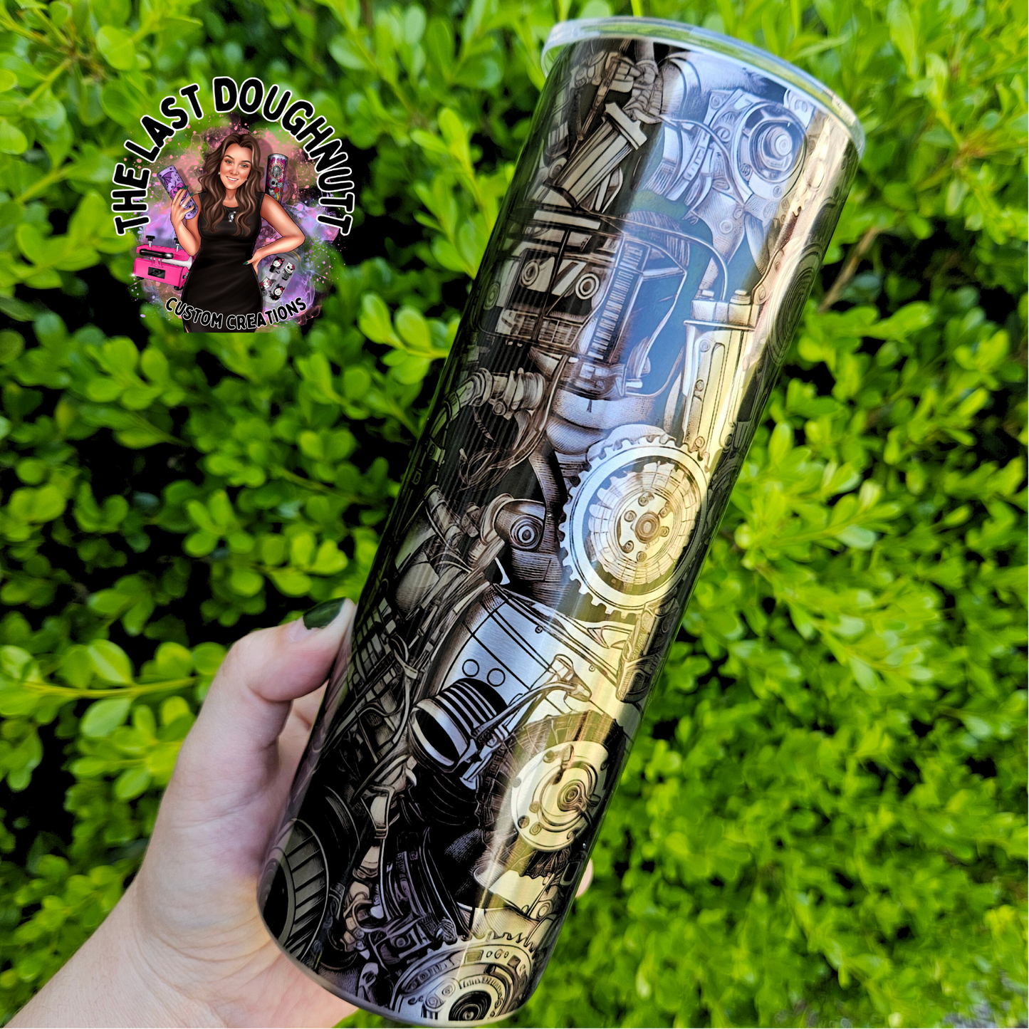 Car Parts (Raw Stainless) - 20oz Skinny Tumbler