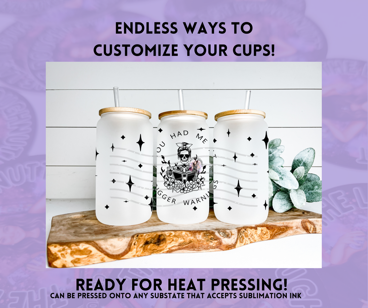 You Had Me At Trigger Warnings Sublimation Transfer Sheet