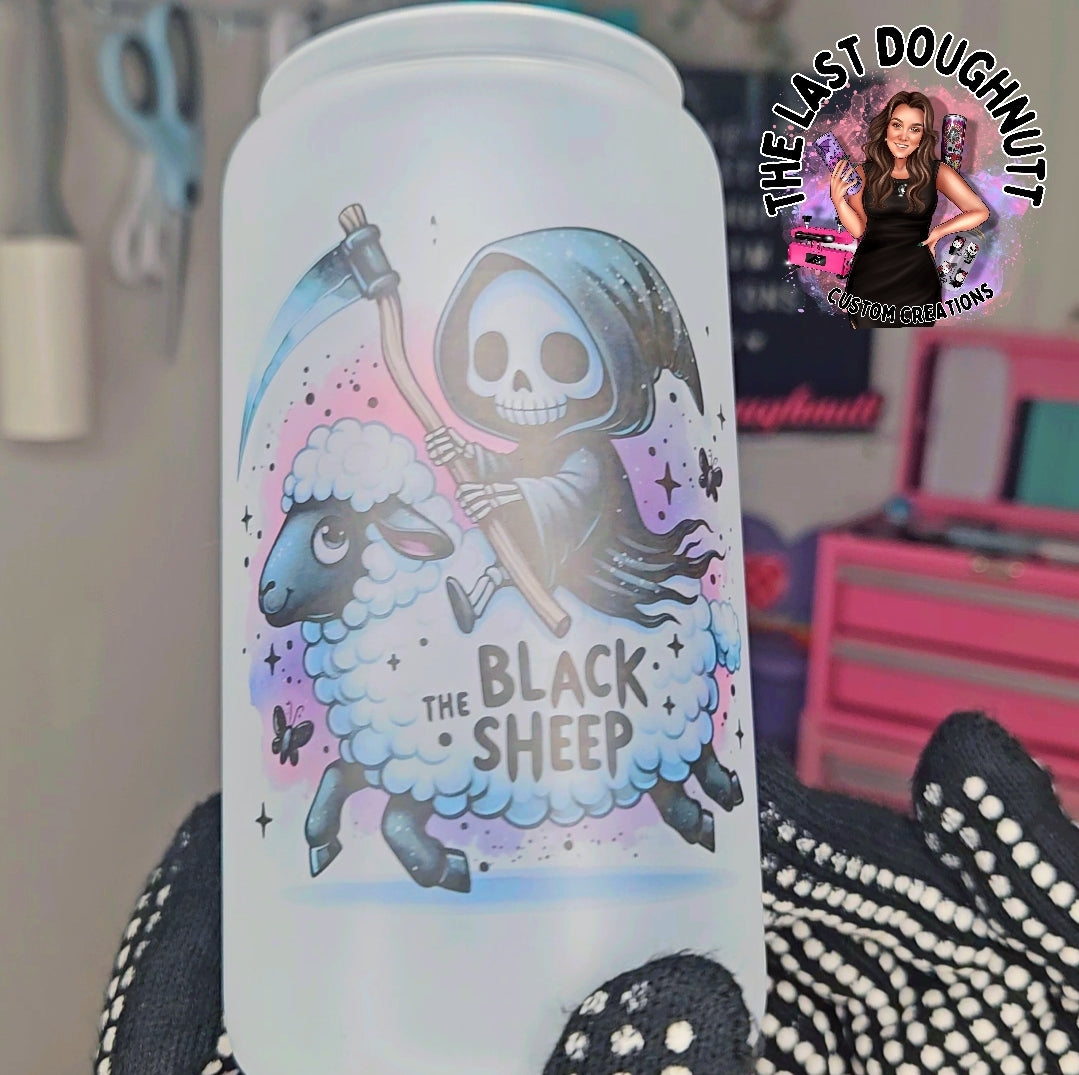 Black Sheep - 16oz Glass Can Cup