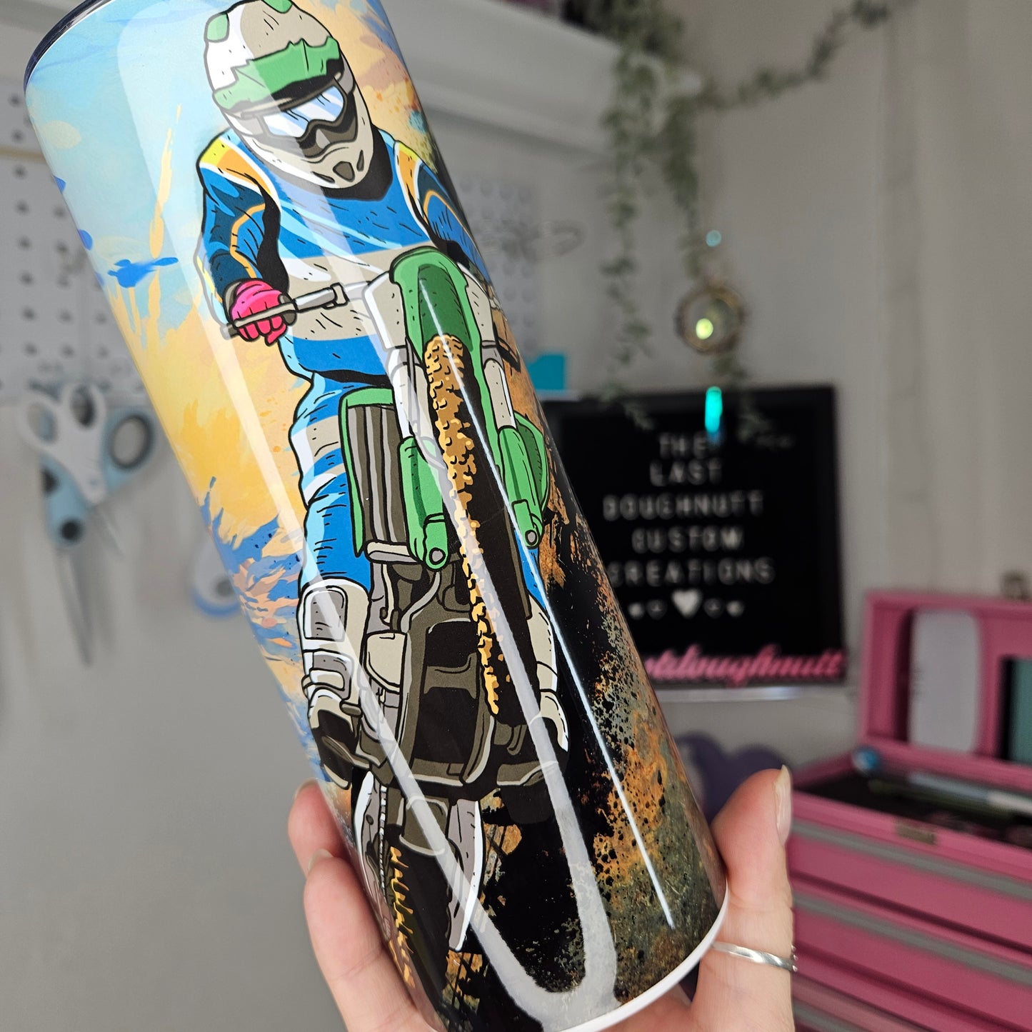 Dirt Bike Life - 20oz Skinny Tumbler *RTS*