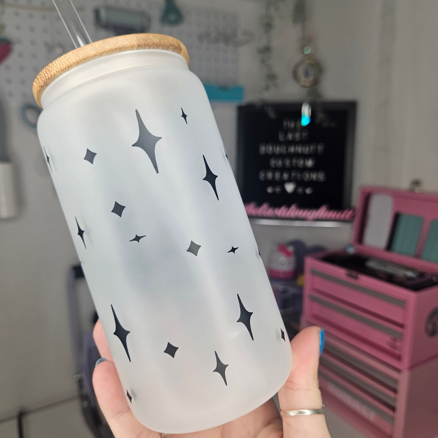 You Had Me At Trigger Warning - 16oz Glass Can Cup