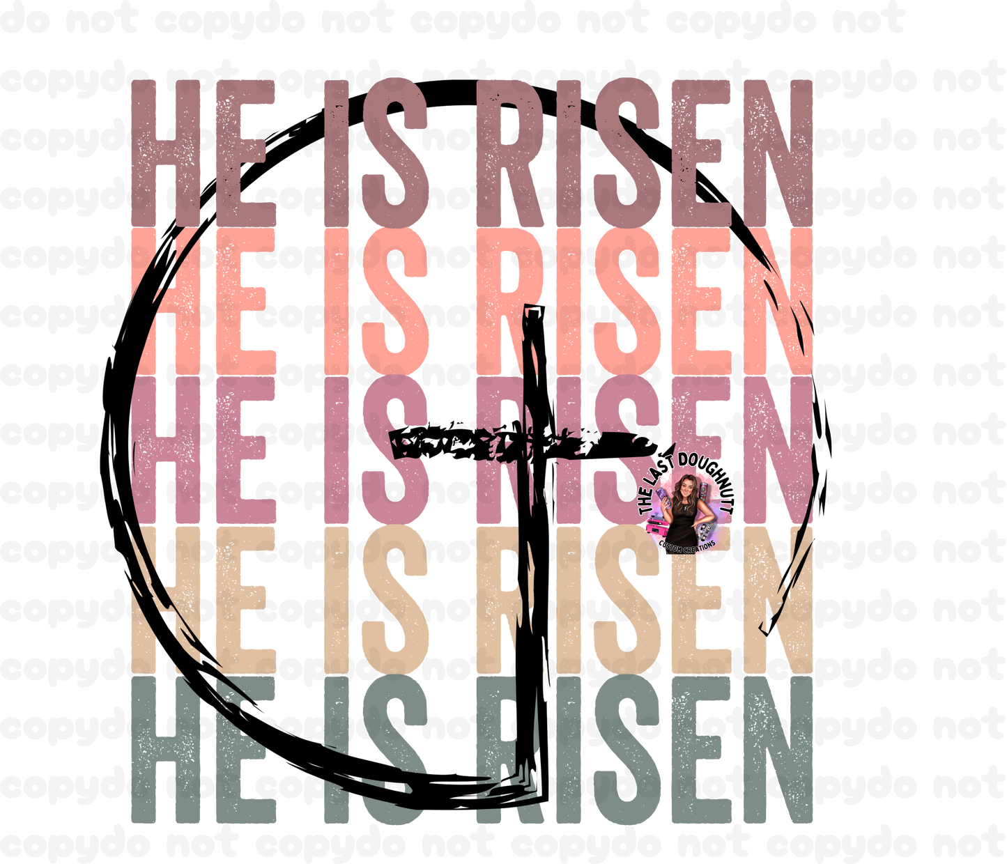 He Is Risen Sublimation Transfer Sheet