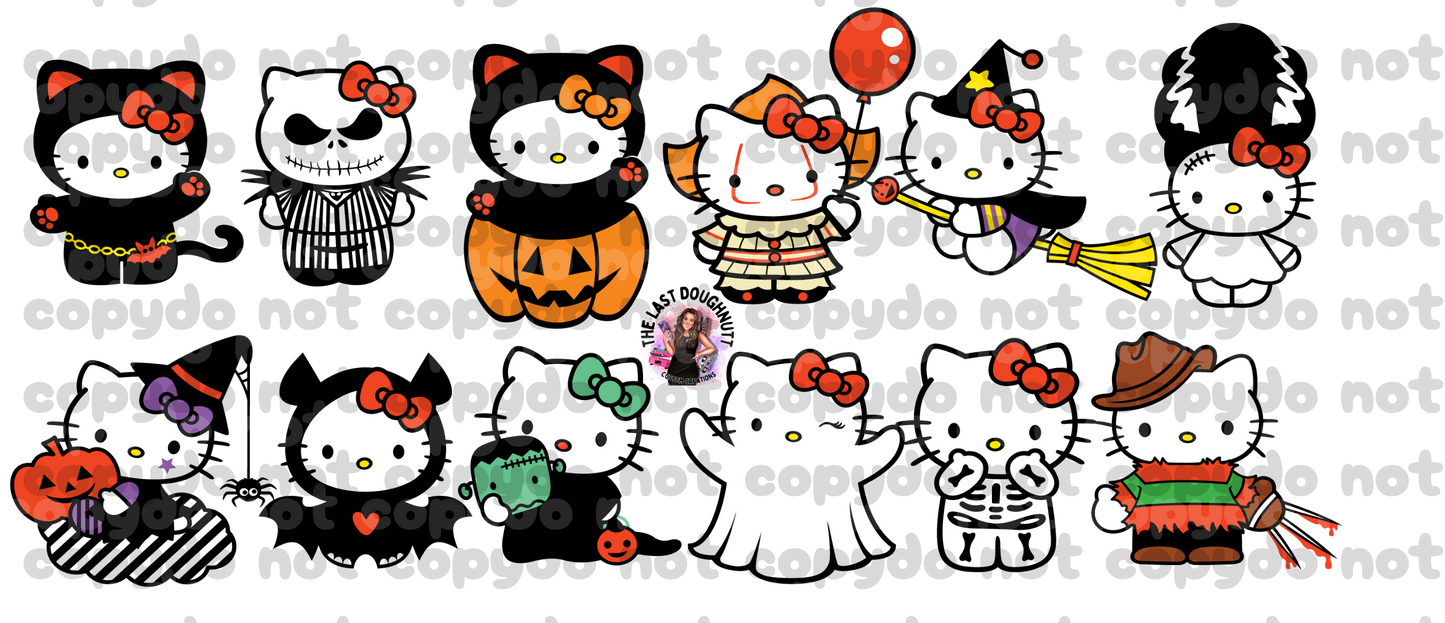 Spooky Kitty Sublimation Transfer Sheet