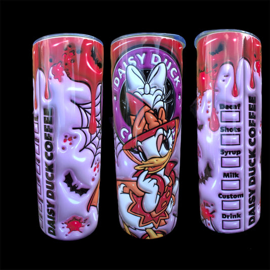 Spooky Daisy Duck - 20oz Skinny Tumbler