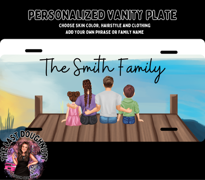 Personalized Portrait License Plate