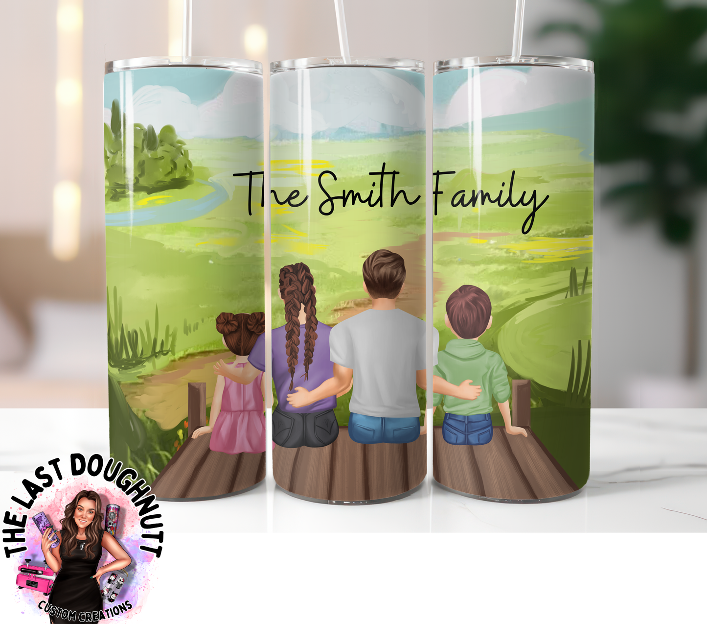 Personalized Portrait Tumbler - 20oz