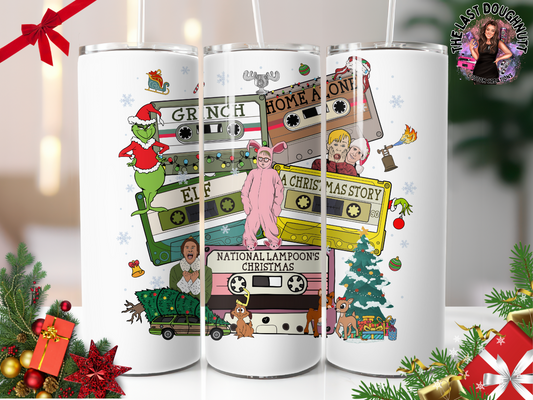 Christmas Movie Classics Tapes - 30oz Skinny Tumbler