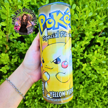 Yellow Monster (DEFECT) - 20oz Skinny Tumbler