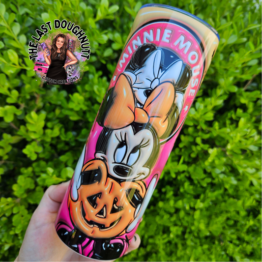 Spooky Pink Mouse - 20oz Skinny Tumbler *RTS*