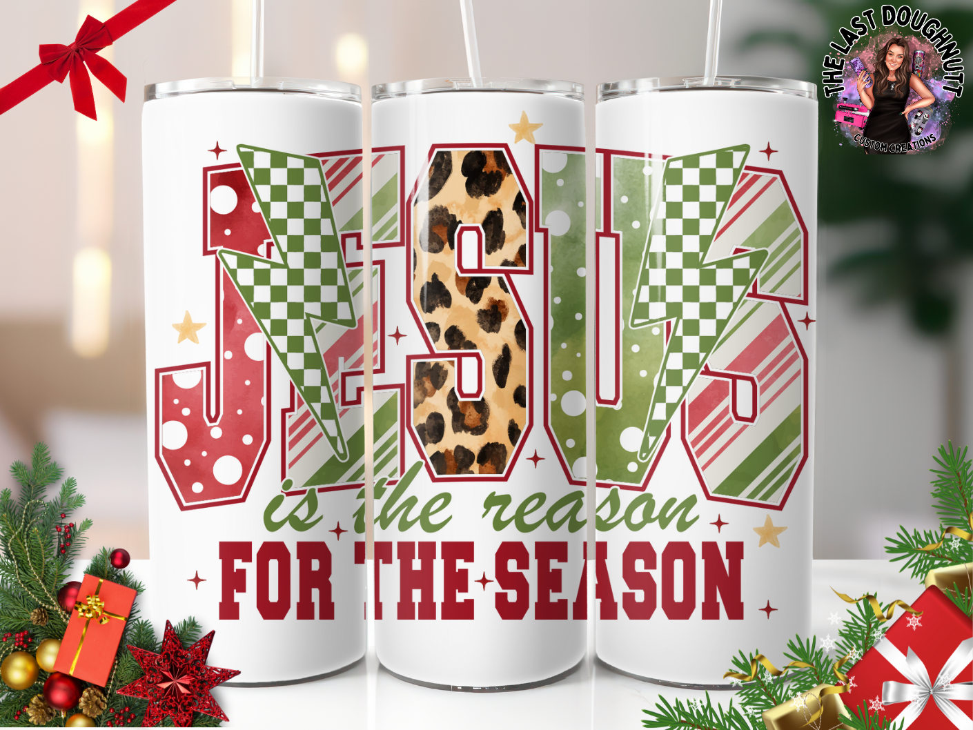 Jesus Is The Reason For The Season - 30oz Skinny Tumbler