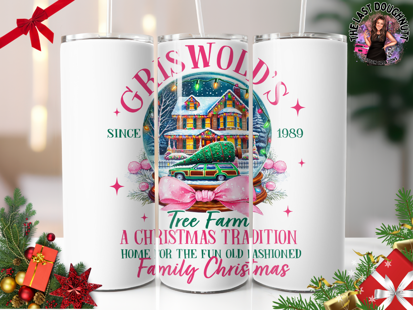 Griswold Christmas Tree Farm - 20oz Skinny Tumbler