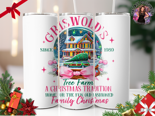 Griswold Christmas Tree Farm - 30oz Skinny Tumbler