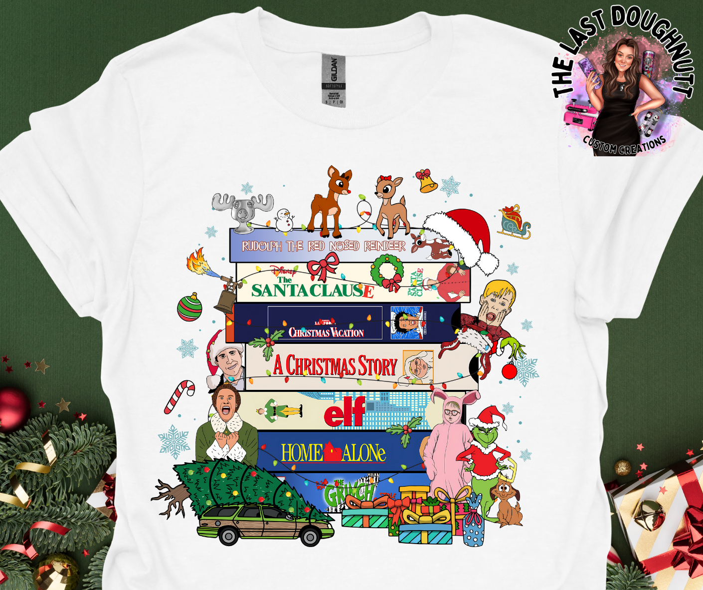 Christmas Movie Classics VHS Tapes T-Shirt