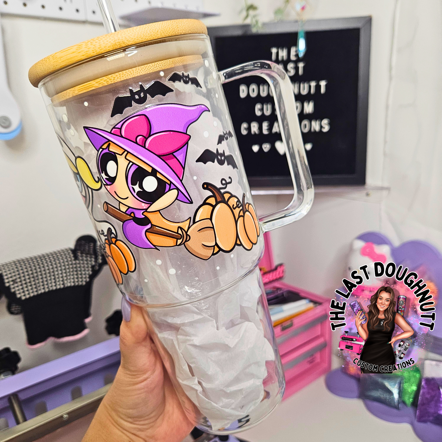 Halloween PPG 40oz Glass Tumbler