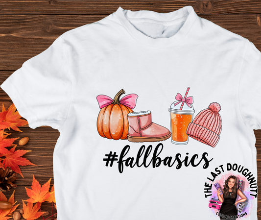 Pink Fall Basics T-Shirt