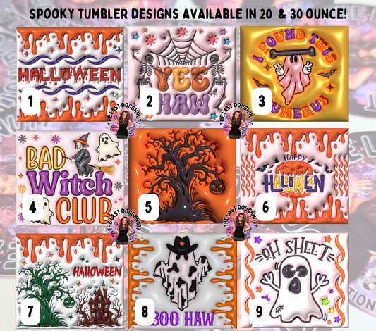 Halloween 3D (Set 3) - 20oz Skinny Tumbler