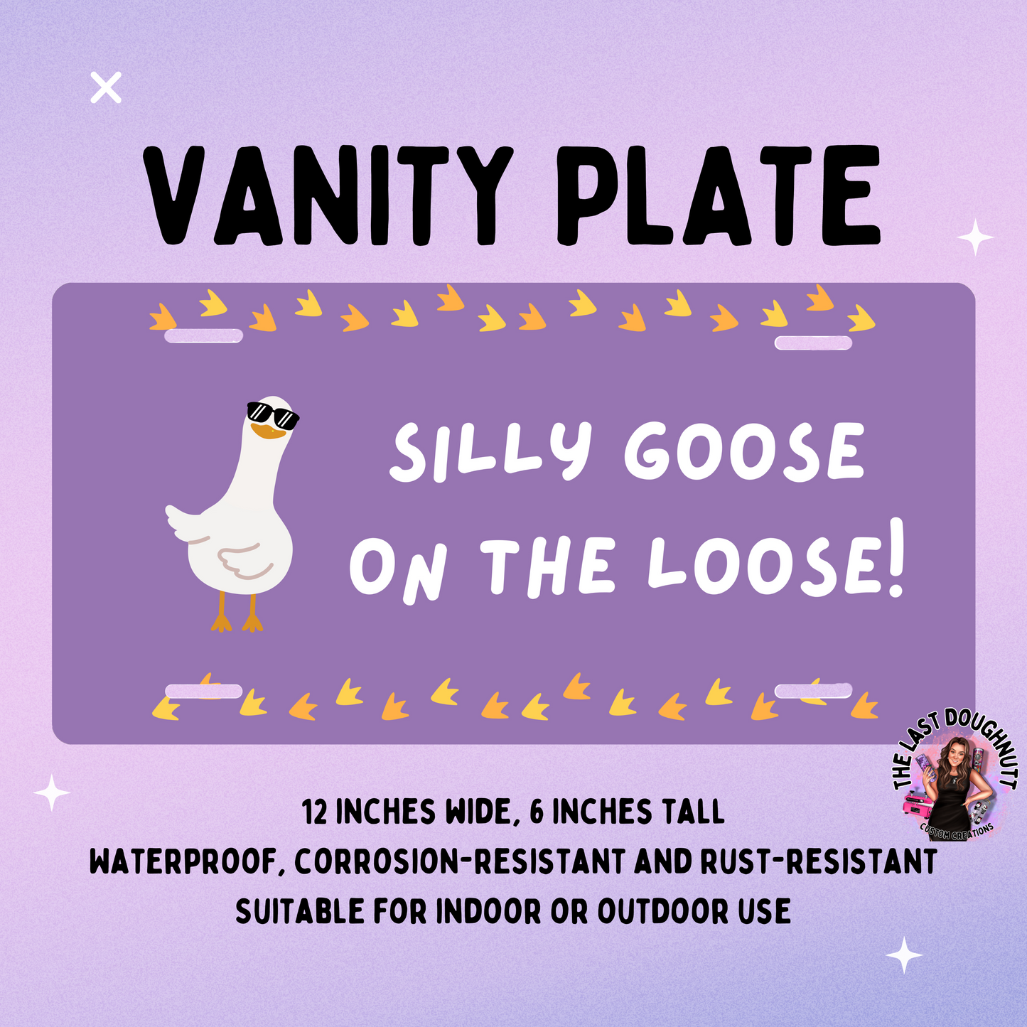 Silly Goose On The Loose License Plate