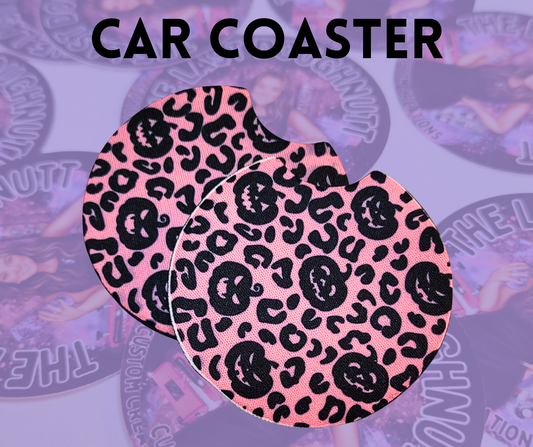 Pink Pumpkin Coaster