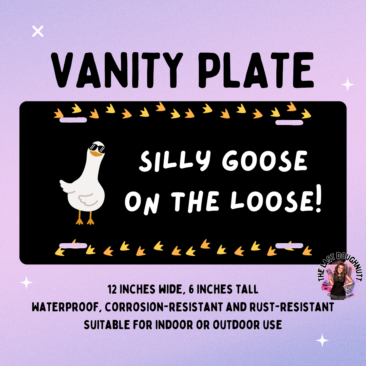 Silly Goose On The Loose License Plate