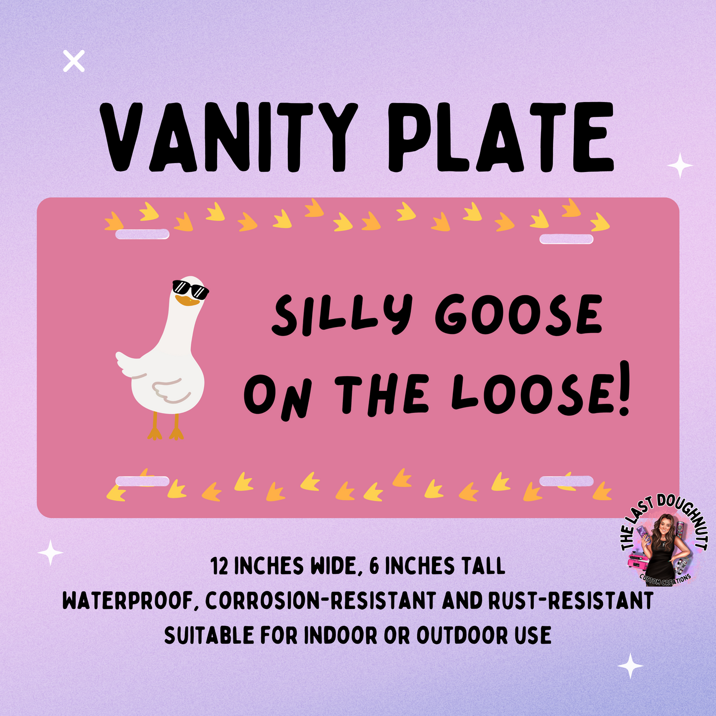 Silly Goose On The Loose License Plate