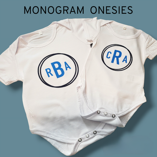 Monogram Baby Onesie