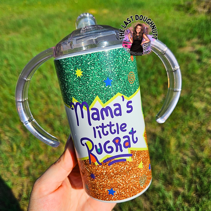 Mama's Little Rugrat - 12oz Skinny Tumbler