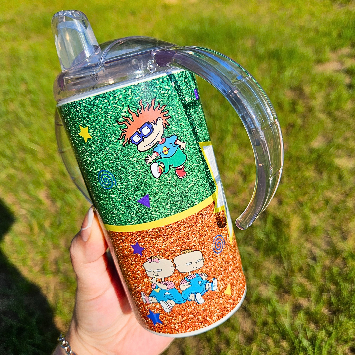 Mama's Little Rugrat - 12oz Skinny Tumbler