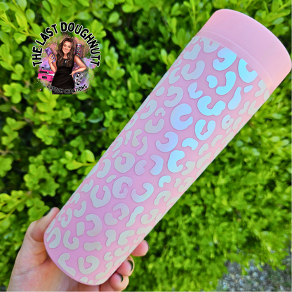 Pink Opal Cheetah Print - 16oz Tumbler