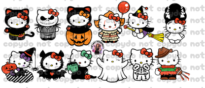 Spooky Kitty Sublimation Transfer Sheet